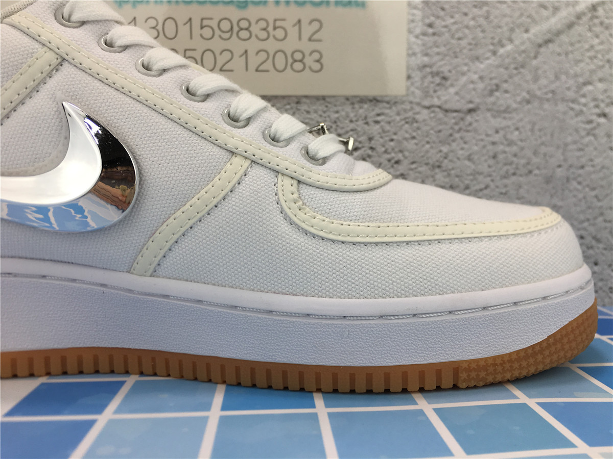 Travis Scott x Nike Air Force 1 Low Travis Scott-White AQ4211 10